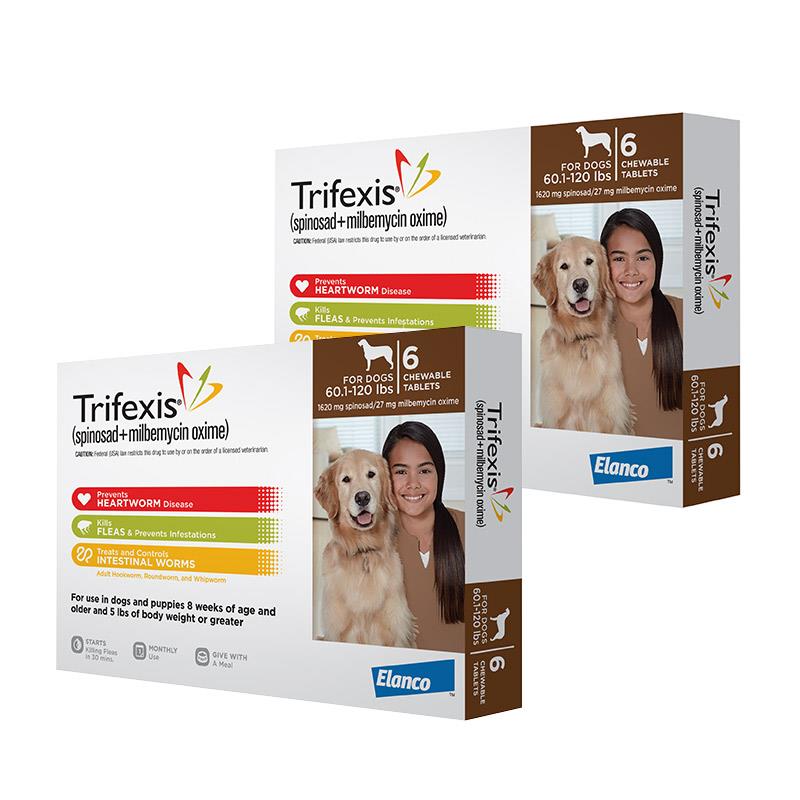 Lowest Price on Trifexis Chewable Tablets for 60.1-120 lb Dogs