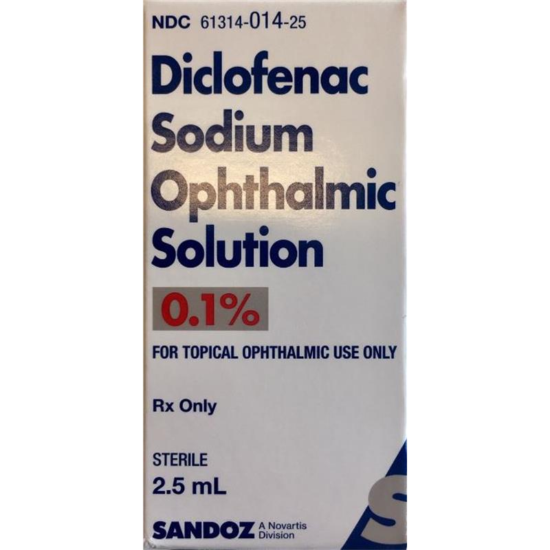 Diclofenac 0.1% Ophthalmic Solution And Eye Drops | Buy Now!