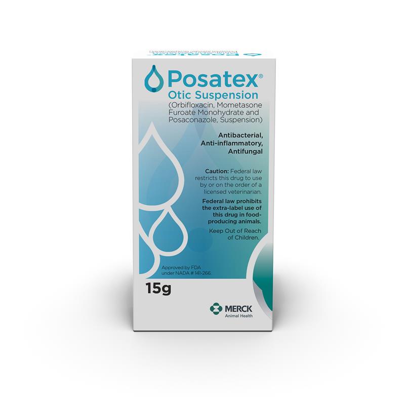 Posatex Otic Suspension 15 g | Buy Posatex ear drops for dogs