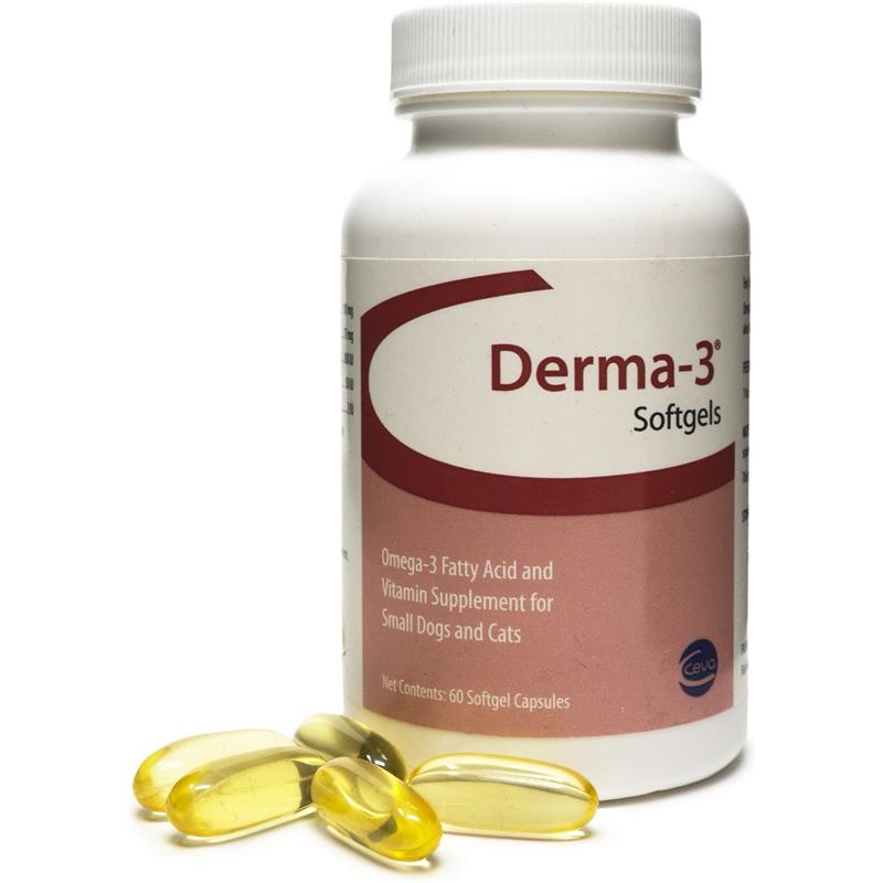 Sogeval Derma-3 Softgel for dogs | Buy Derma-3 softgel now