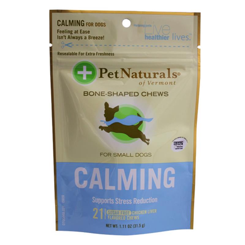 Pet Naturals Calming soft chews for dogs | 21 Bone-Shaped Chews