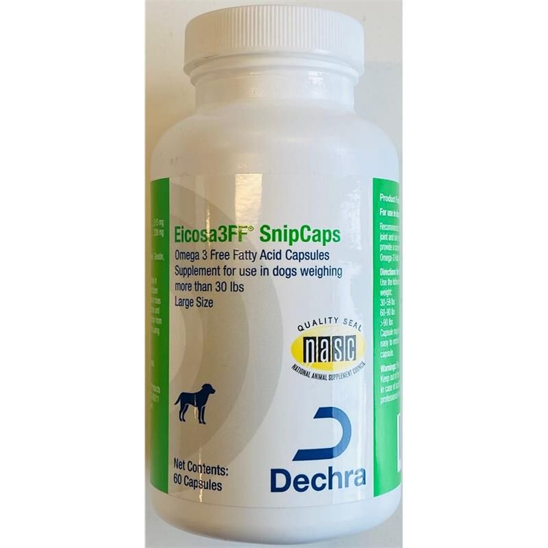 Eicosa3FF SnipCaps Omega 3 for Large Dogs Allivet