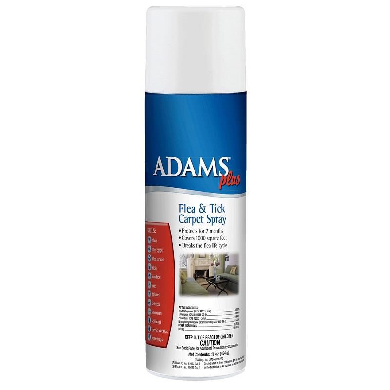 Adams flea shop spray side effects