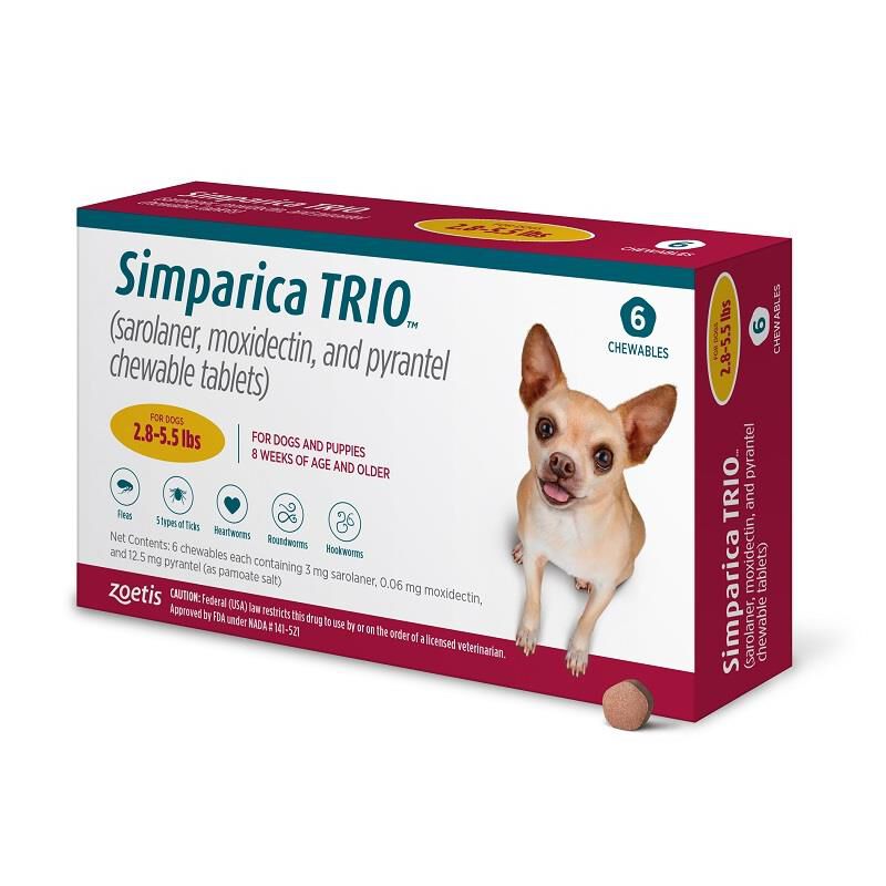 Trifexis and hot sale simparica together