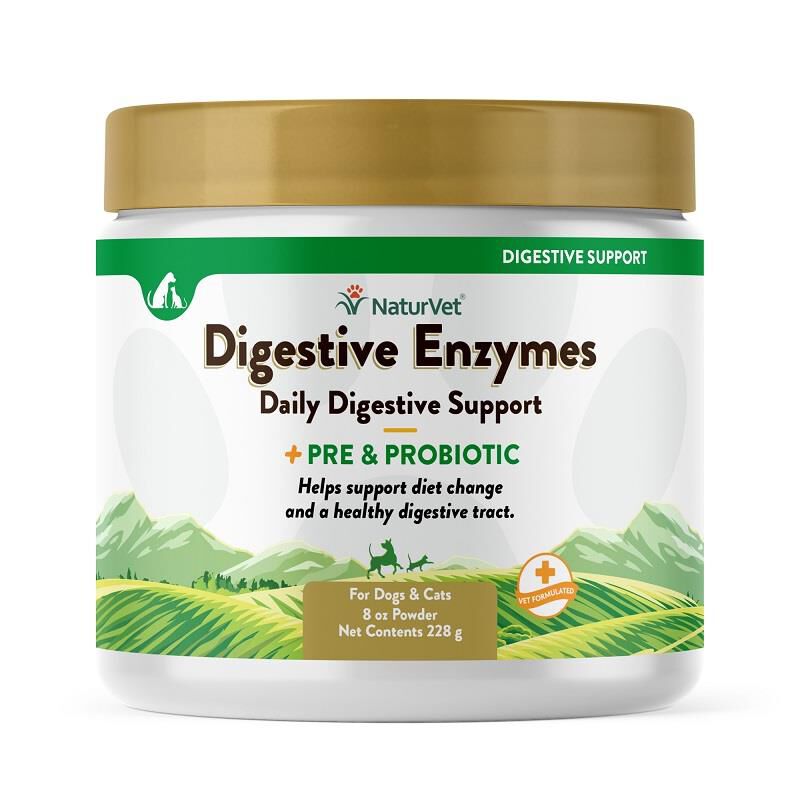 Buy NaturVet Digestive Enzymes Powder for dogs and cats