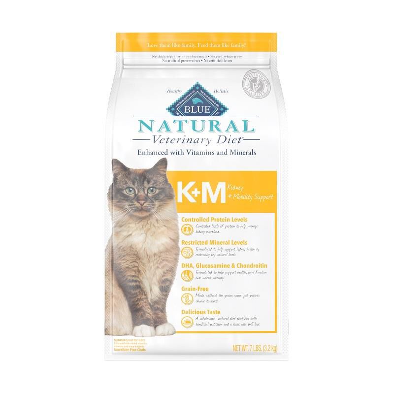 Blue Buffalo Natural Veterinary Diet K M Kidney Mobility Support