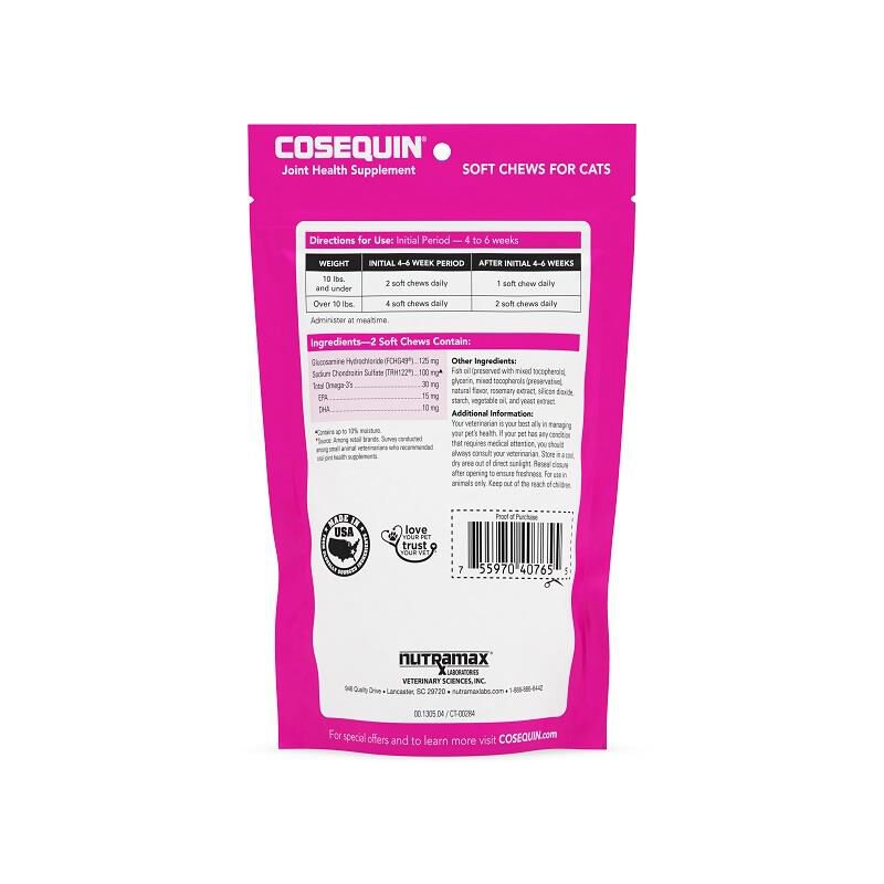 Cosequin chews for clearance cats