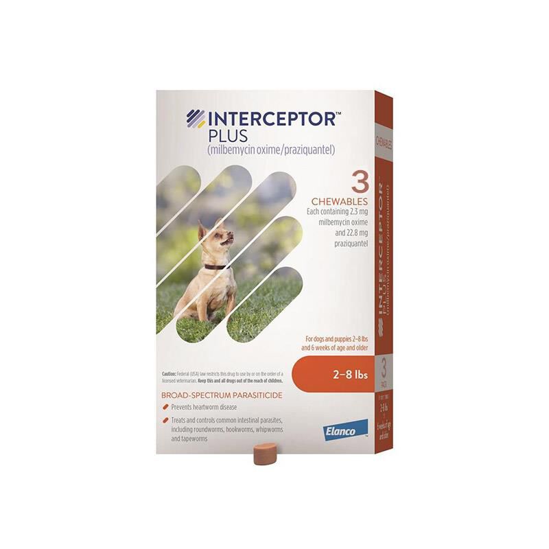 Interceptor plus chewable 2024 tablets for dogs