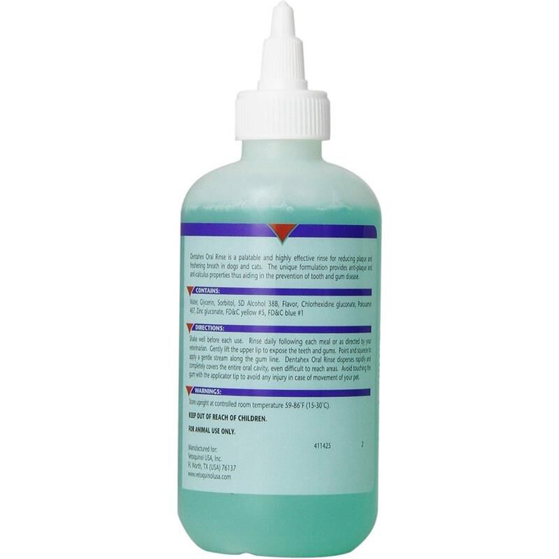 Chlorhexidine dental rinse outlet for dogs