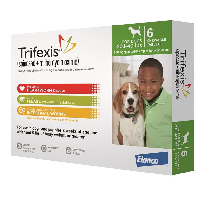 Trifexis dog hot sale wormer