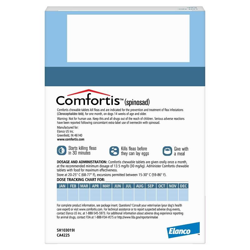 Comfortis hot sale minimum age