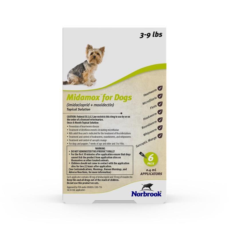 Topical treatment for outlet mange in dogs