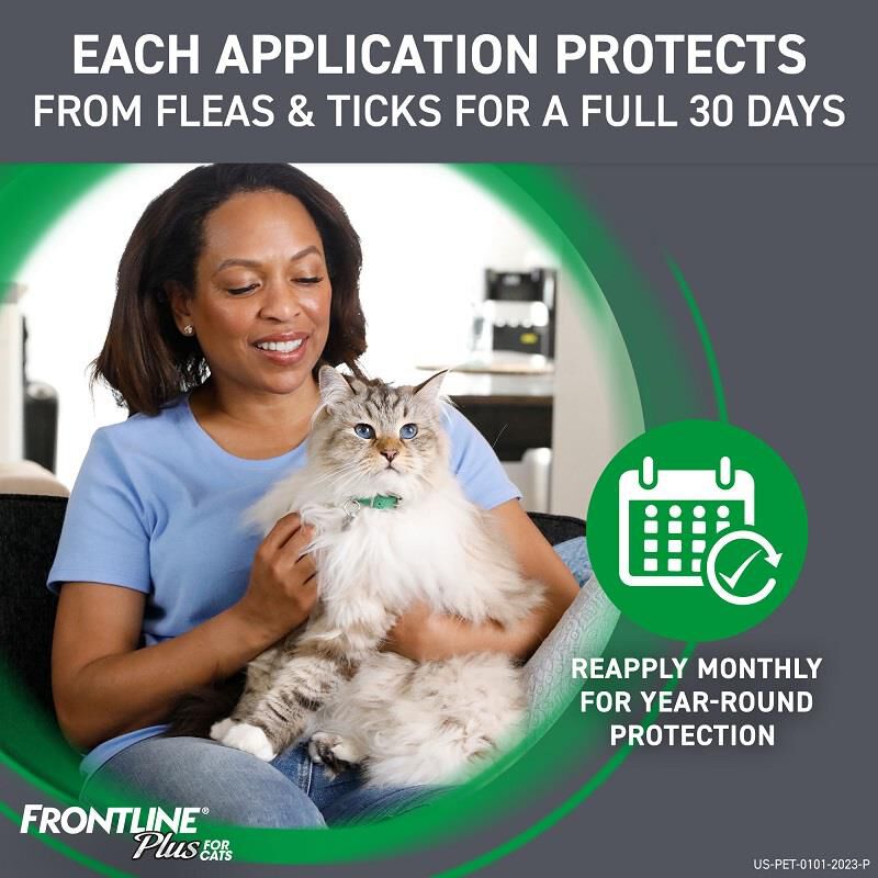 Frontline plus sales advantage for cats