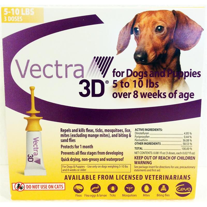 2=vectra.6 doses--Vectra Dogs 21-55lbs Spot on Flea Treatment deals over 8 weeks age