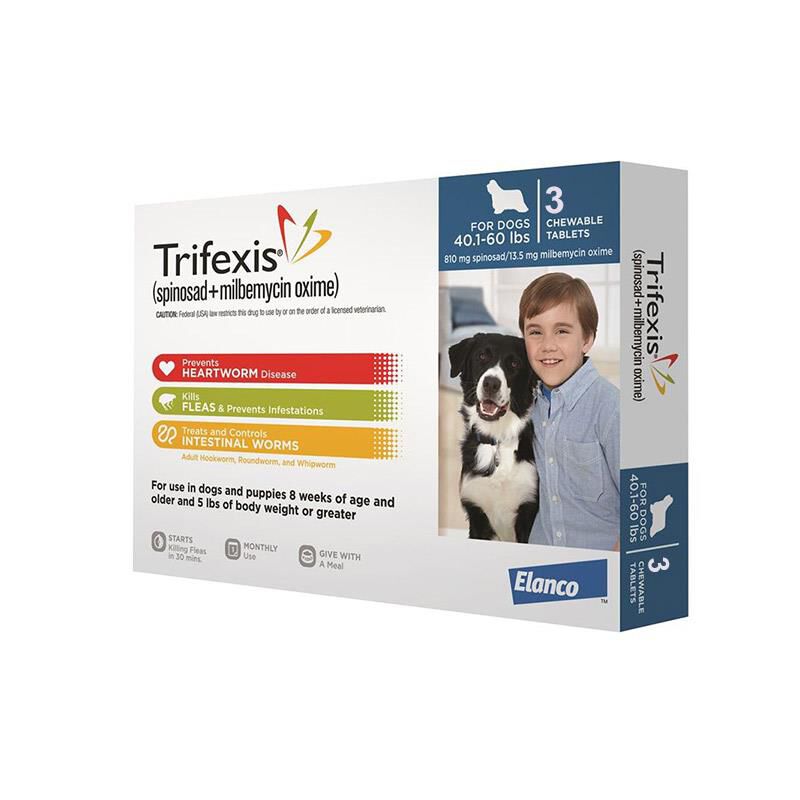 Lowest Price on Trifexis Chewable Tablets for Dogs Allivet Pet