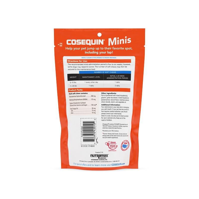 Cosequin minis 2025 for dogs