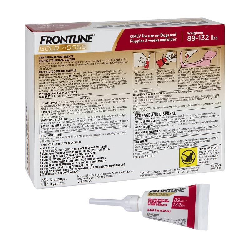 Frontline gold for cats side effects best sale