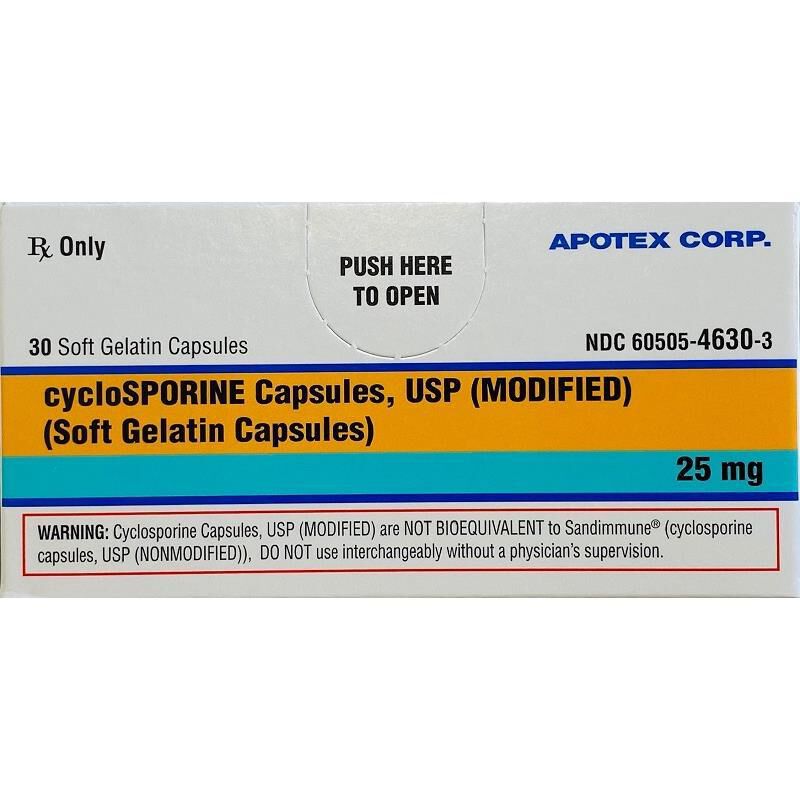 Cyclosporine modified for store dogs