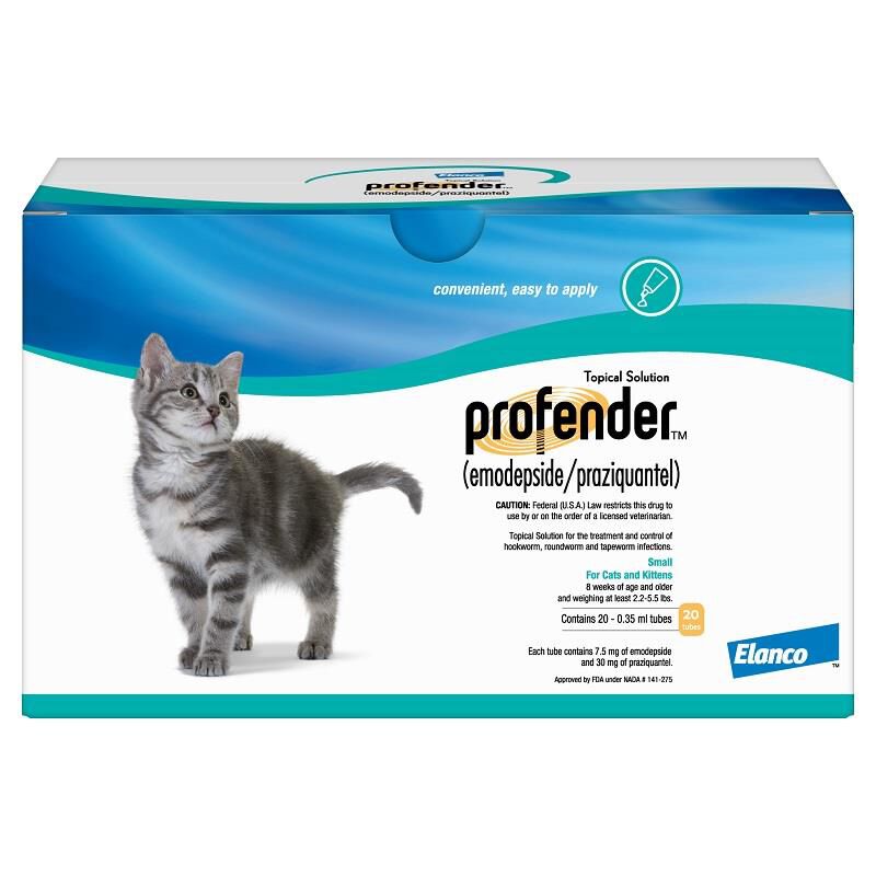 Profender for Cats Spot On 1 Dose Dewormer Allivet