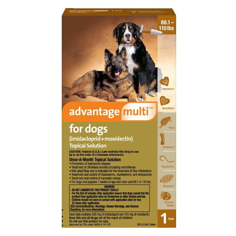 Advantage multi for dogs under hot sale 9 lbs