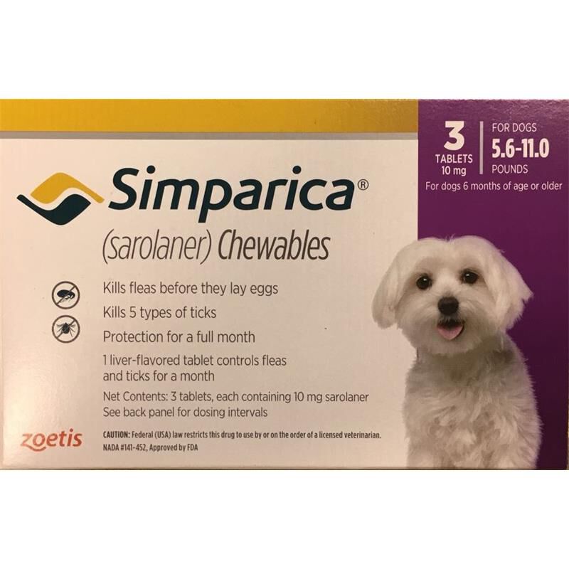 Simparica purple for dogs fashion