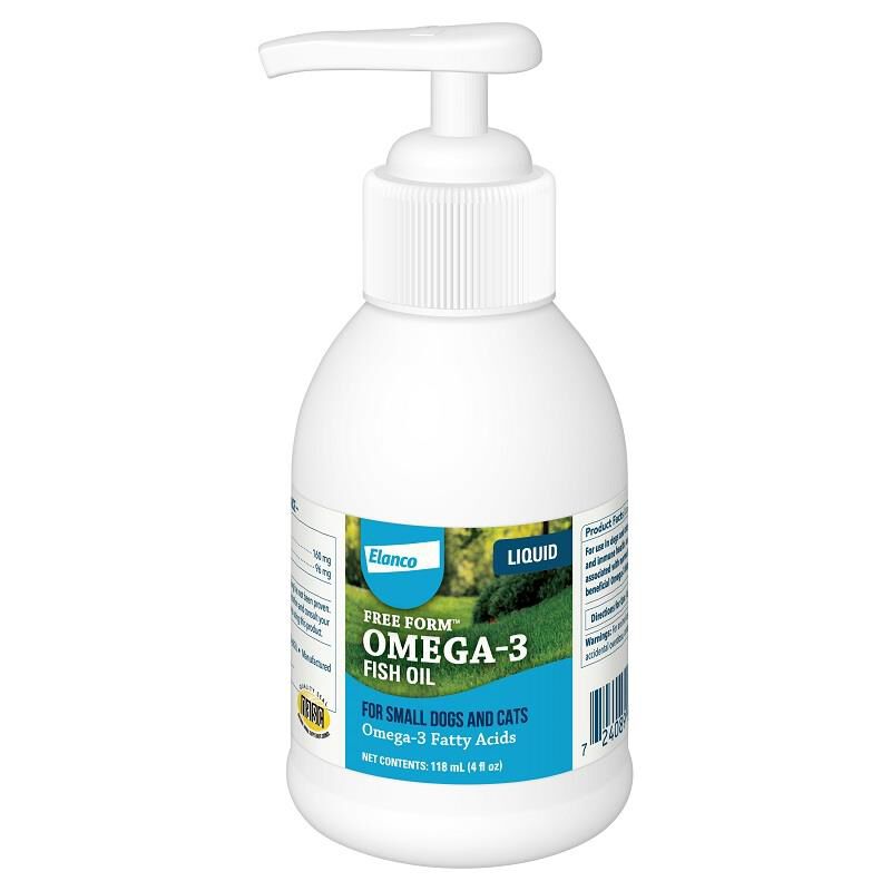 Free Form Omega 3 Liquid for Dogs and Cats 4 oz