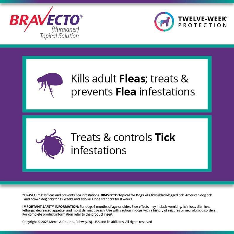 Bravecto kills clearance ticks