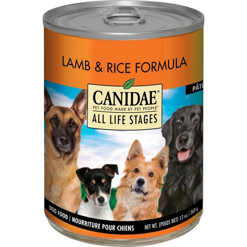 Canidae All Life Stages Lamb and Rice Canned Dog Food, 12 x 13 oz cans | Allivet