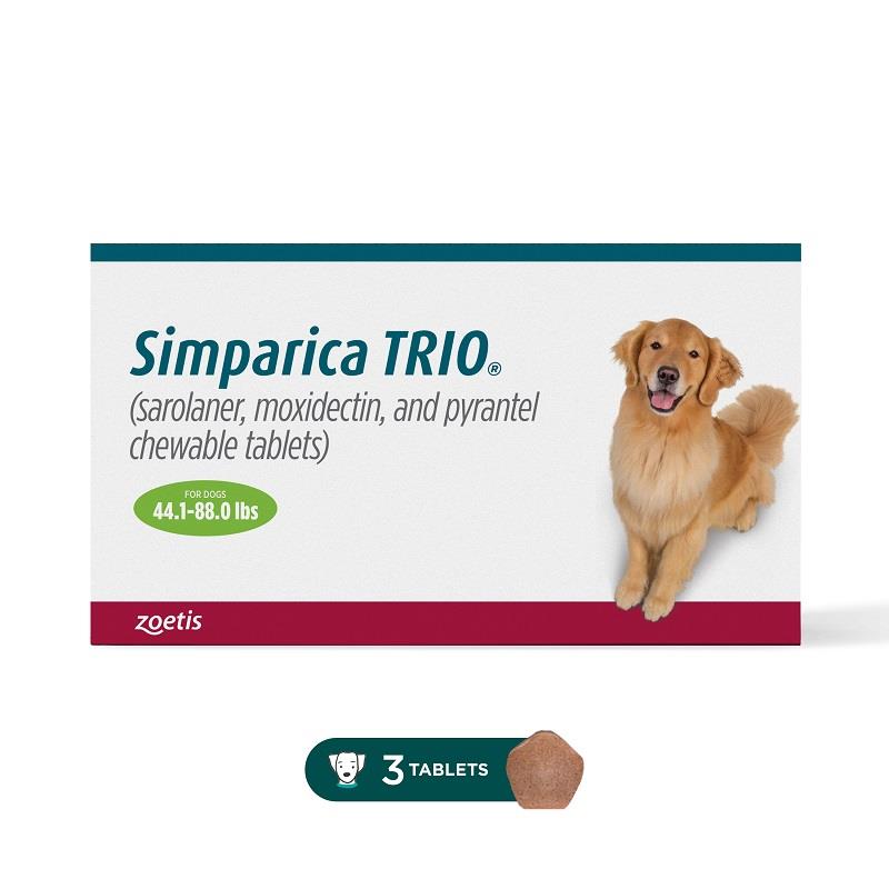 Simparica Trio Chewable Tablets For Dogs