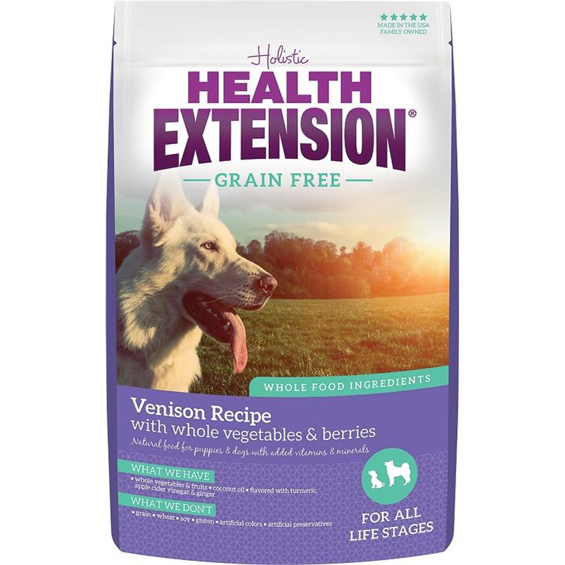 Health Extension Grain Free Venison Recipe Dry Dog Food Allivet