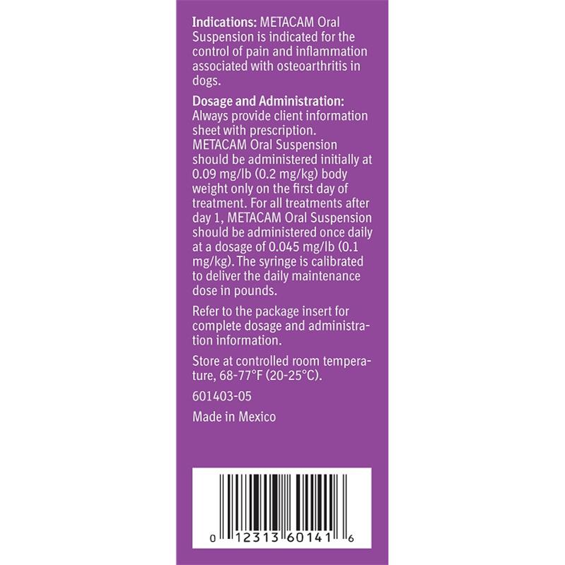 Order Meloxicam Online Metacam Meloxicam Oral Suspension For Dogs Allivet