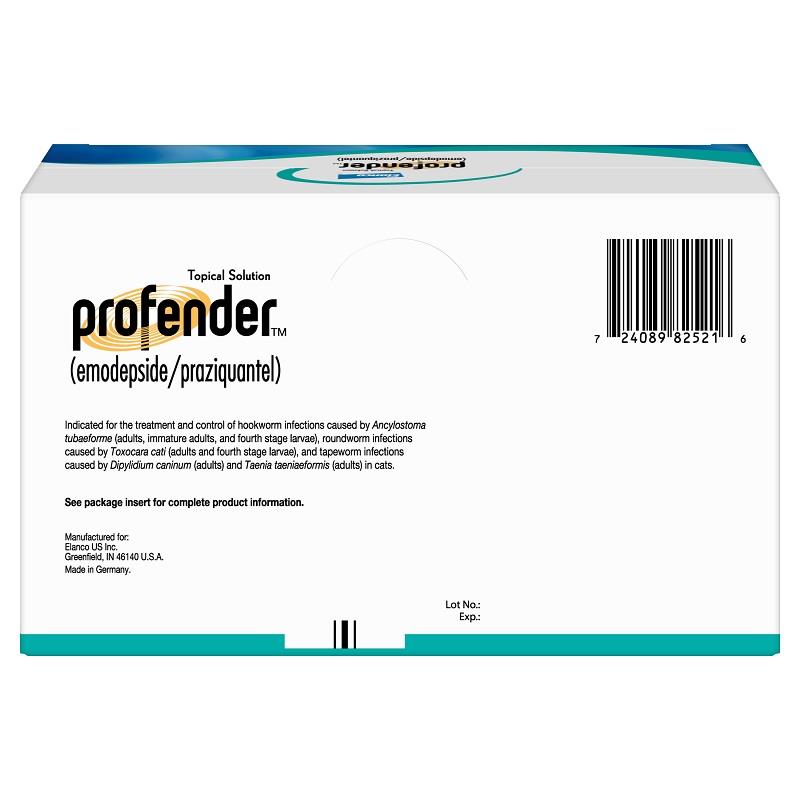 profender topical wormer for cats