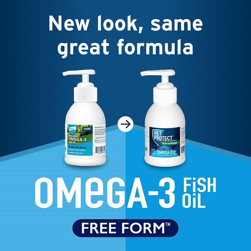 Free Form Omega-3 Liquid for Dogs and Cats, 4 oz | Allivet