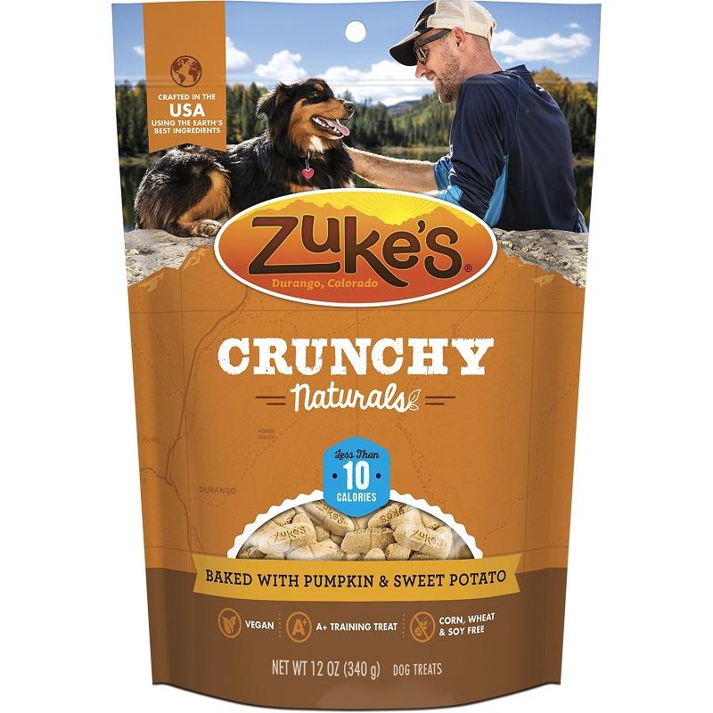 Zuke's Crunchy Naturals Baked With Pumpkin & Sweet Potato Dog Treats