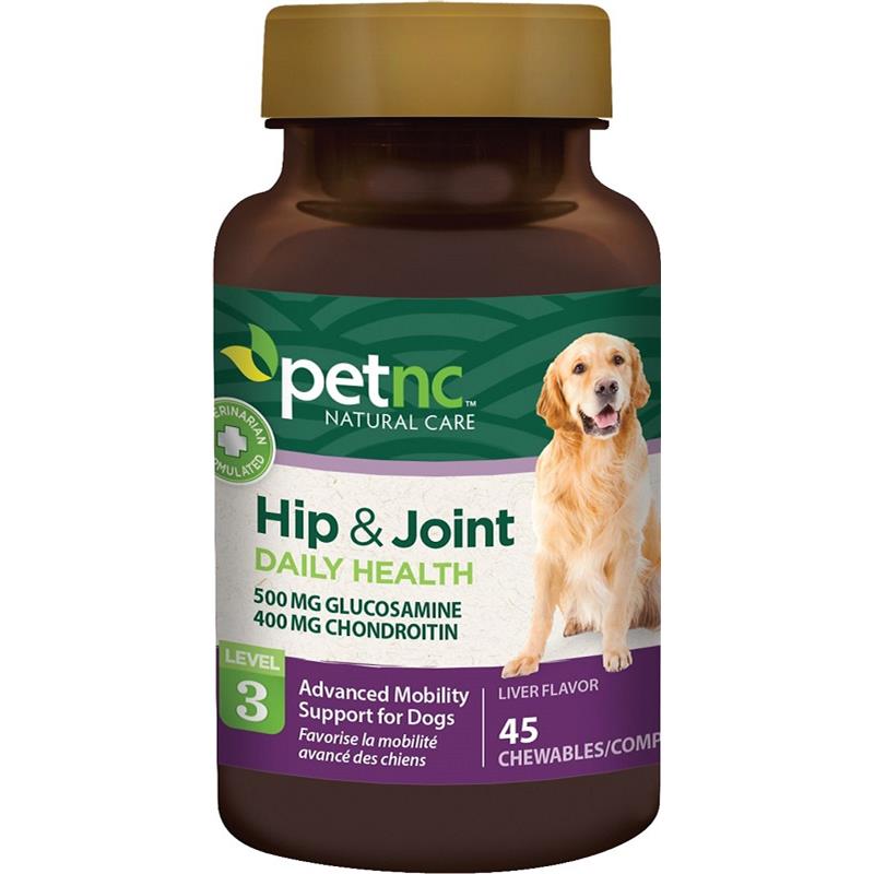 PetNC Hip & Joint Chewable Tablets for Dogs Level 3, 60 ct | Allivet