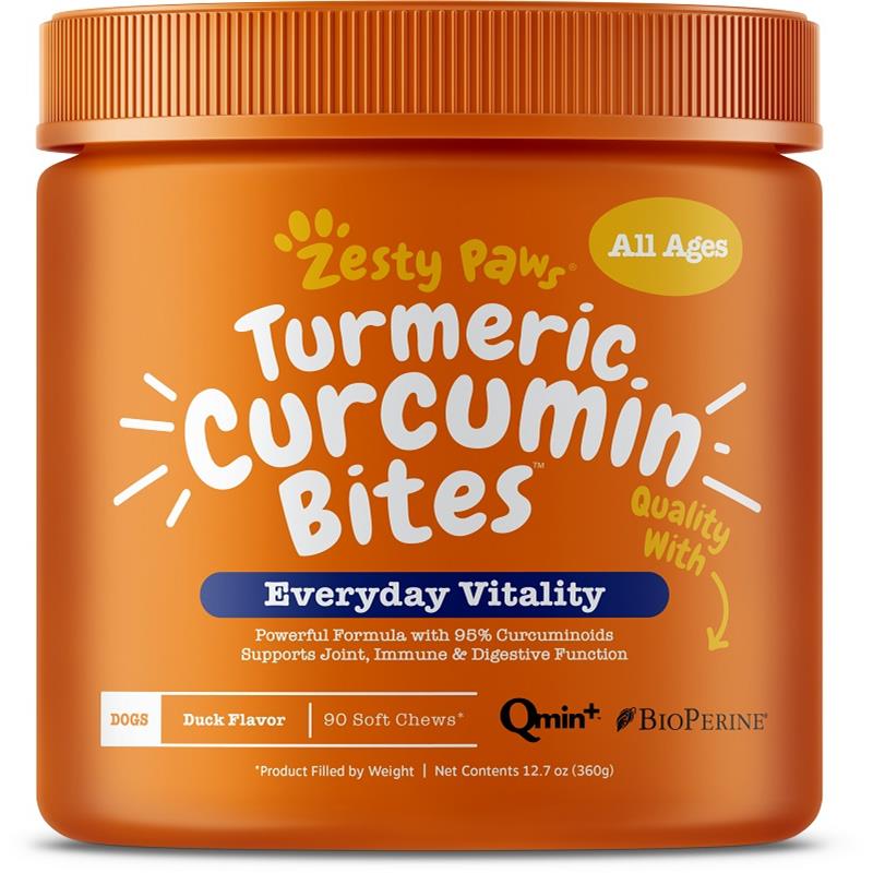 Zesty Paws Turmeric Curcumin Bites Supplement for Dogs Allivet