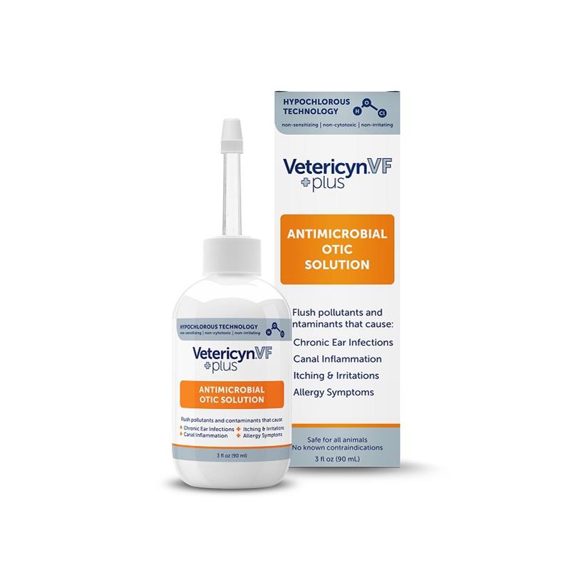 Vetericyn VF Plus Antimicrobial Otic Solution, 3 oz | Allivet