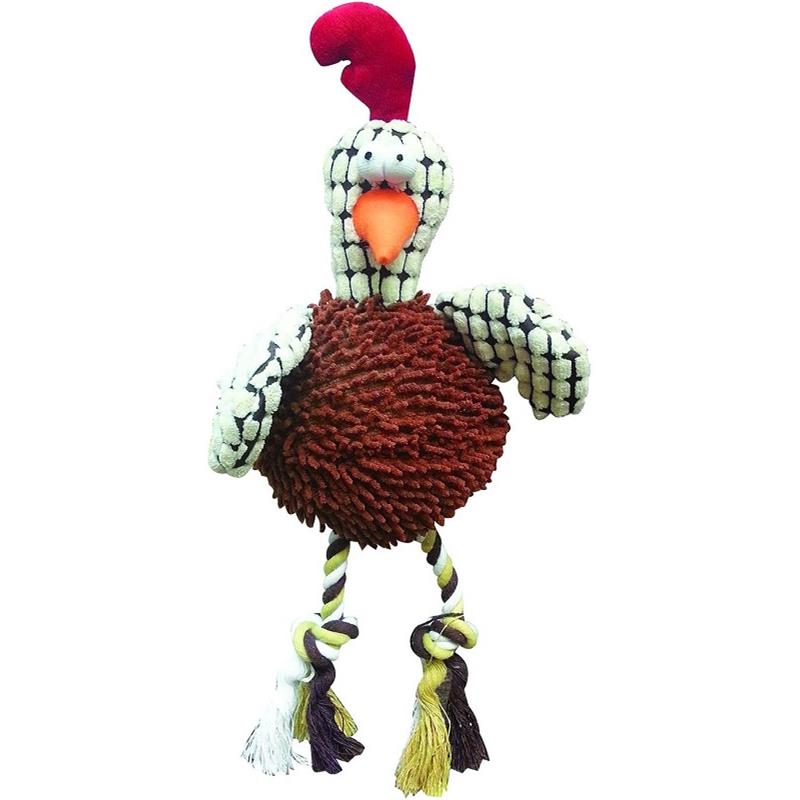 plush chicken dog toy