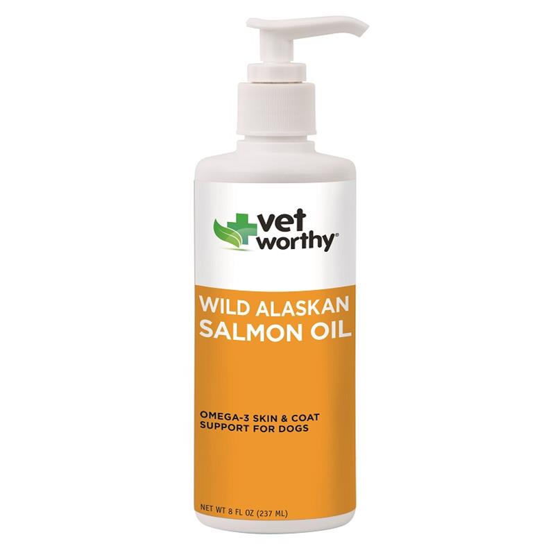 Vet Worthy Wild Alaskan Salmon Oil for Dogs, 8 fl oz | Allivet