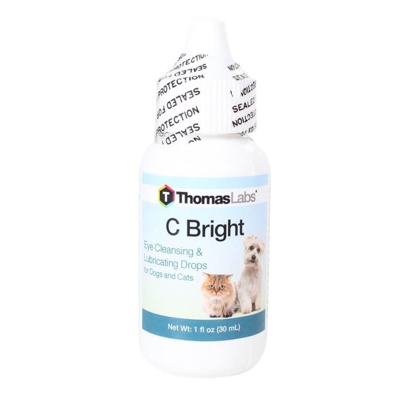 C-Bright Lubricating Ophthalmic Drops 1 Oz for dogs and cats