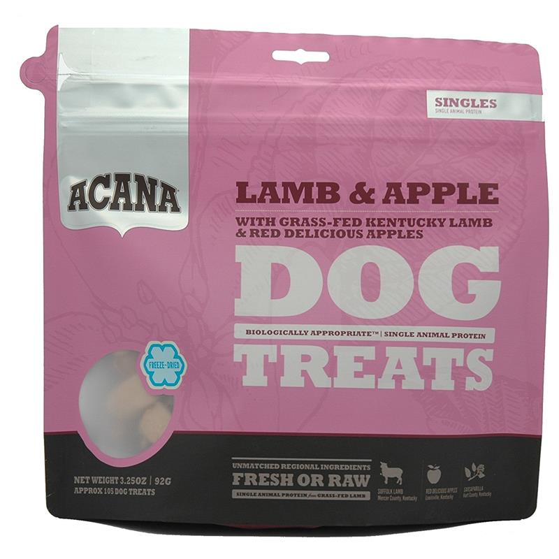 Acana Singles Lamb & Apple Freeze-Dried Dog Treats | Allivet