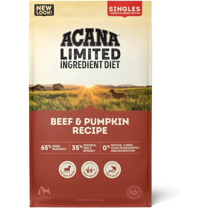 Acana Singles Beef & Pumpkin Dry Dog Food | Allivet