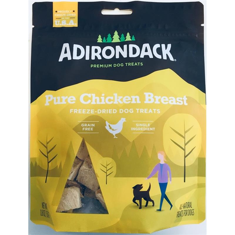 Adirondack Pure Chicken Breast Freeze-Dried Dog Treats, 1.8 oz | Allivet