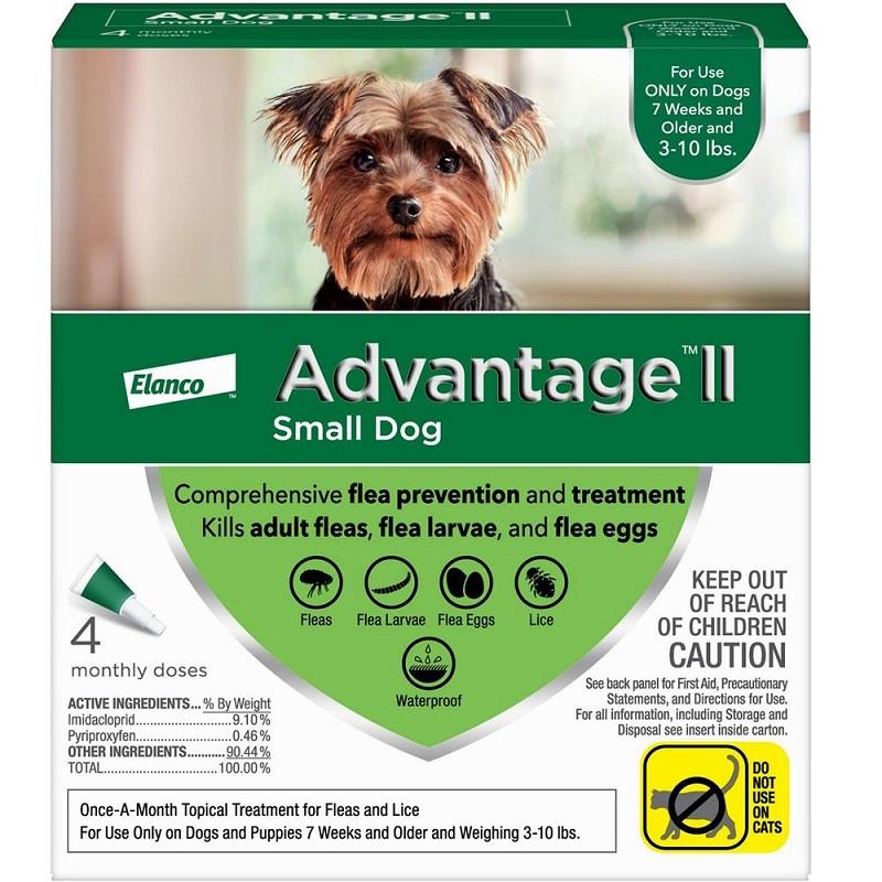 are ingredients different for advantage ii for dogs and cats