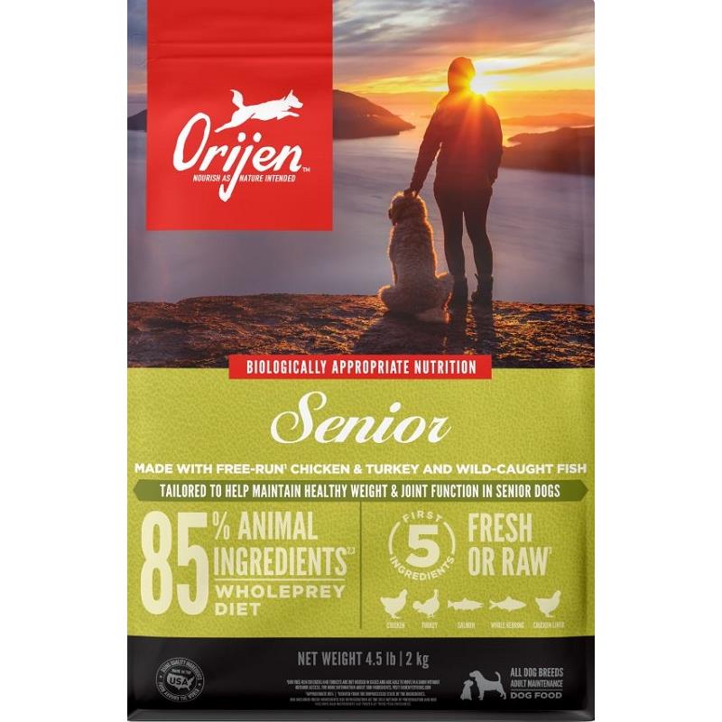 Orijen senior hot sale food